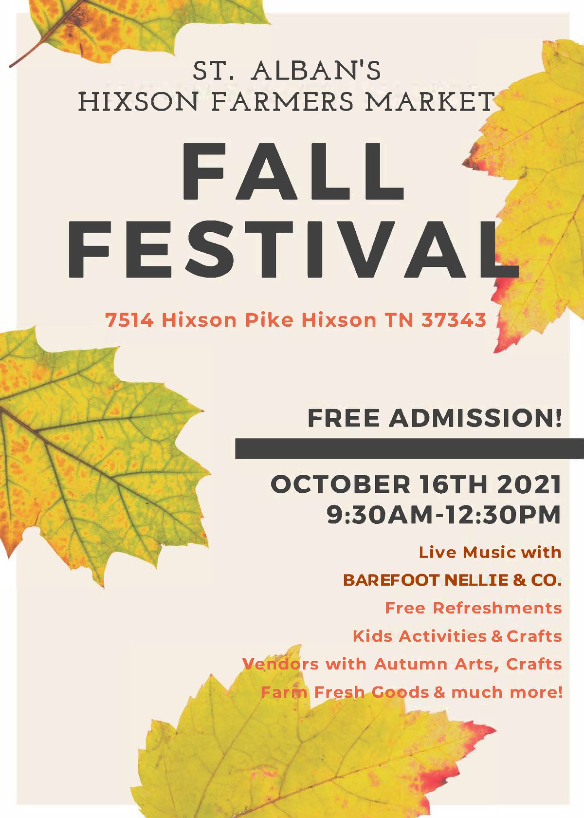 Fall Festival at the Hixson Farmers Market The Pulse » Chattanooga's